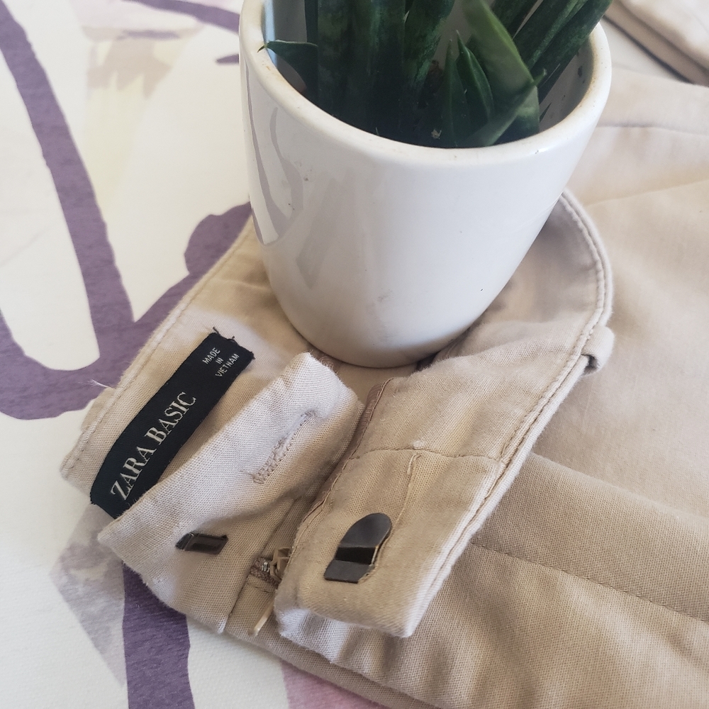 Khaki Zara Slacks